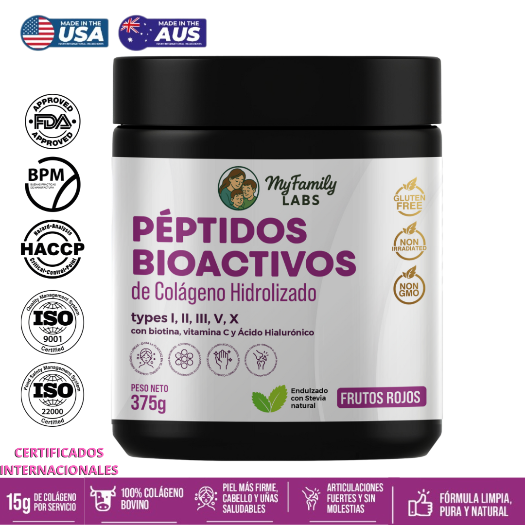 Péptidos Bioactivos de Colágeno  Tipo I,II,III,V, X